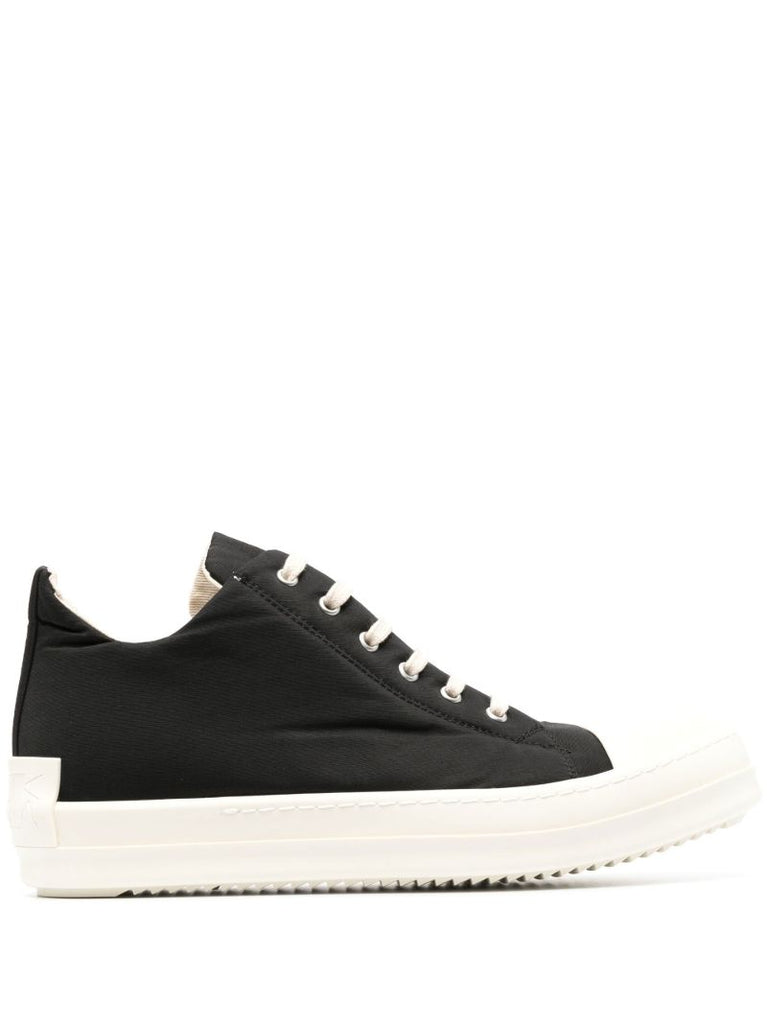 Black Mid-height Canvas Sneakers