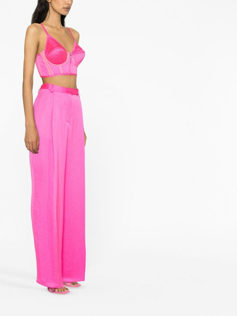 Pink Wide-leg Trousers