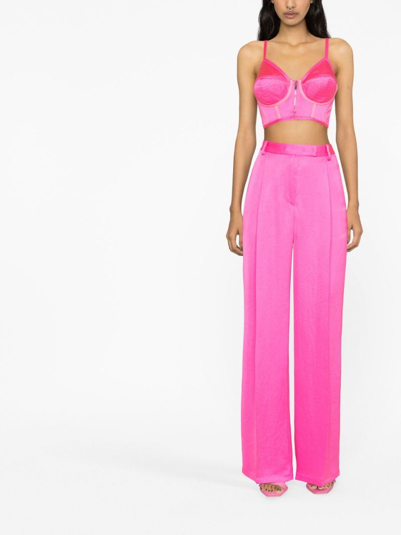 Pink Wide-leg Trousers