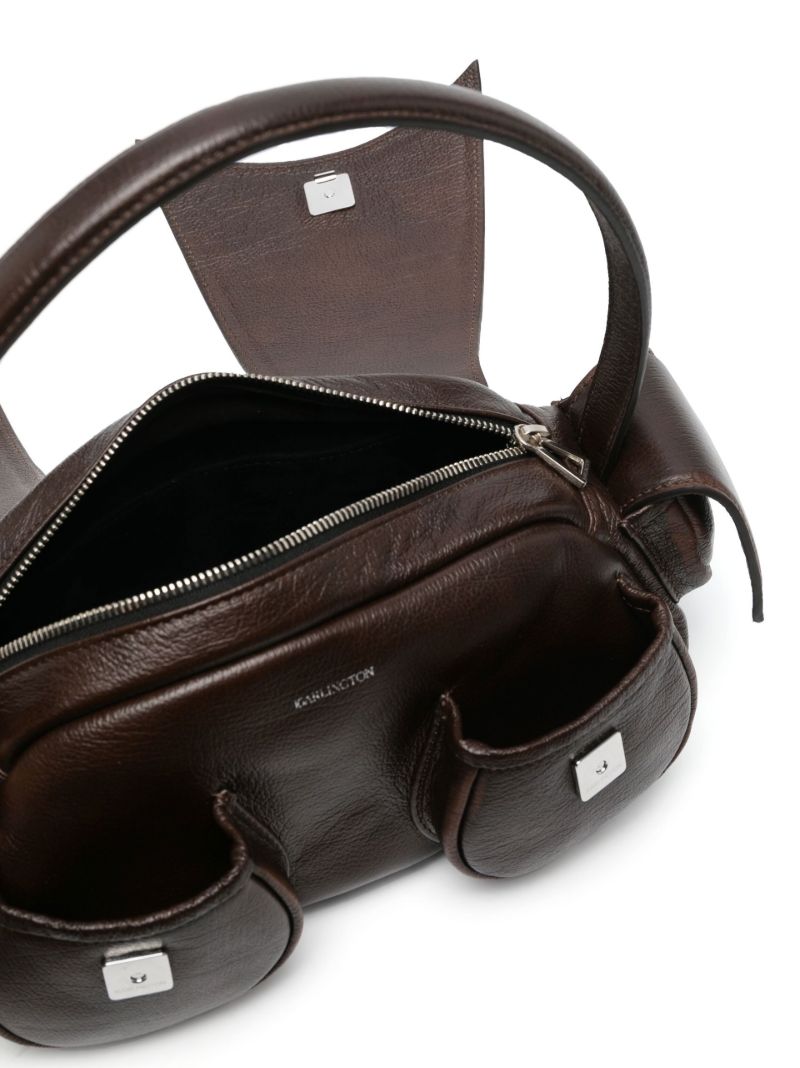 Brown Kikka 2 Leather Shoulder Bag