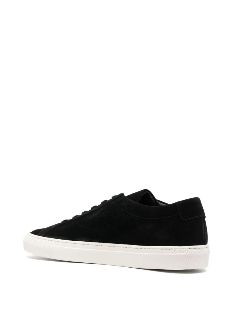 Black Achilles Low Top Suede Sneakers