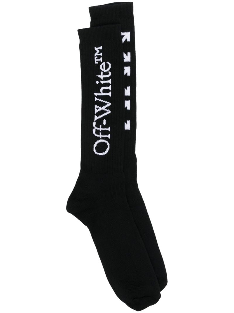 Black Core Bookish Arrow Socks