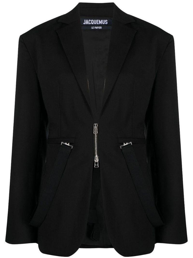 Black La Veste Filu Wool Blazer
