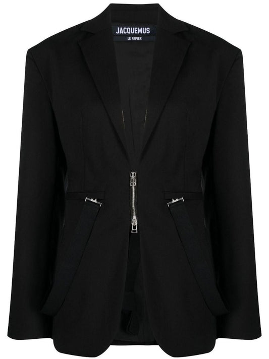 Black La Veste Filu Wool Blazer