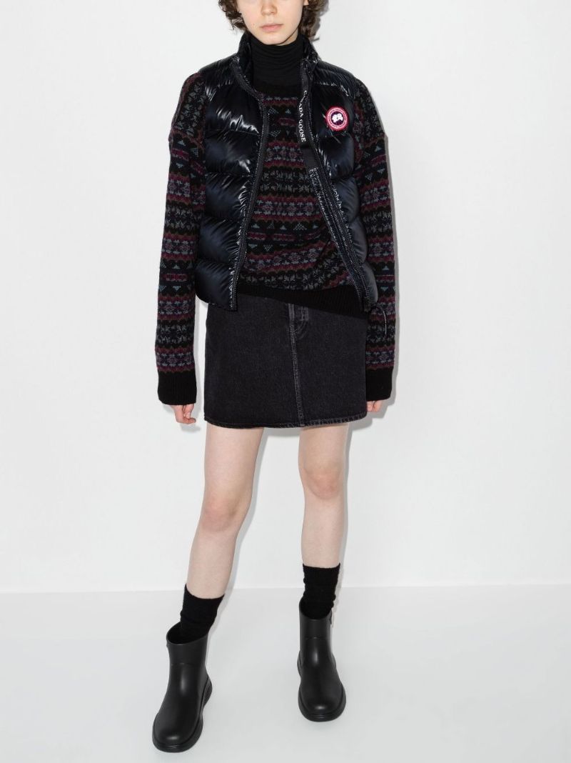 Black Cypress Quilted Down Gilet