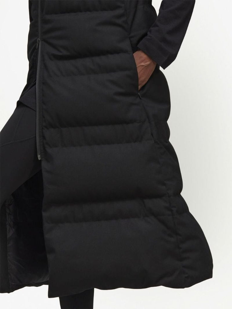 Black Hooded Down Gilet