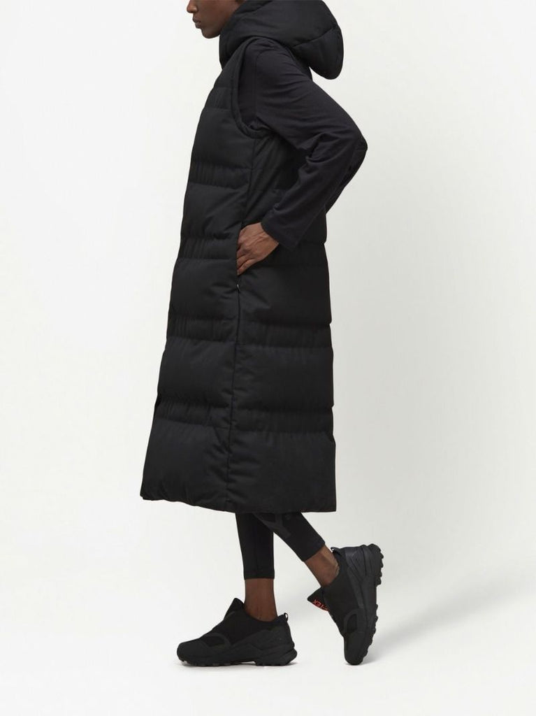 Black Hooded Down Gilet
