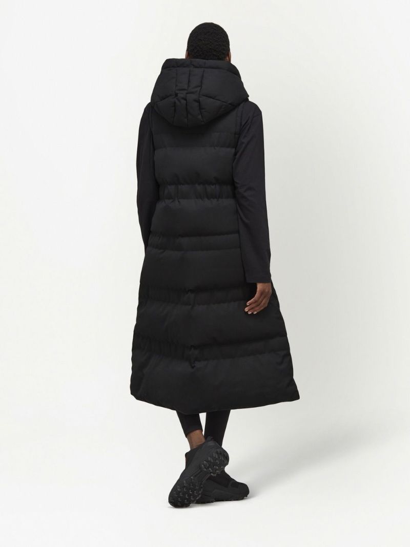 Black Hooded Down Gilet