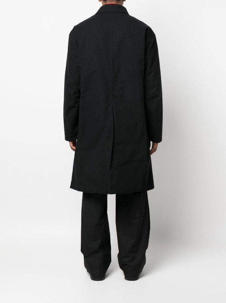Black Classic Melton Gore-tex Coat