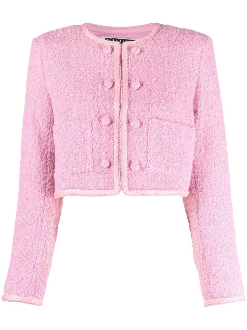 Pink Mie Cropped Jacket