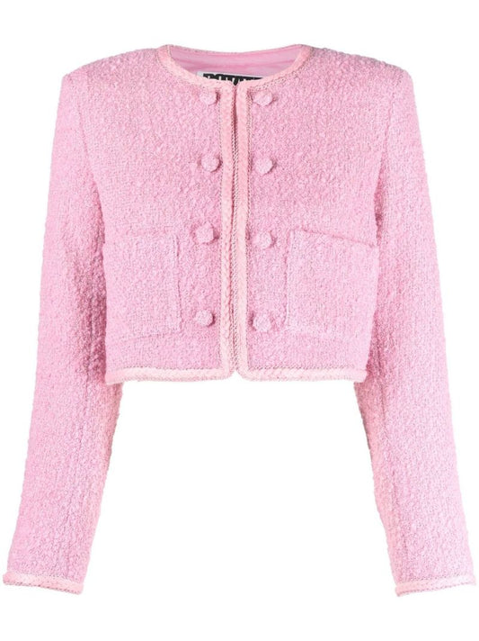 Pink Mie Cropped Jacket