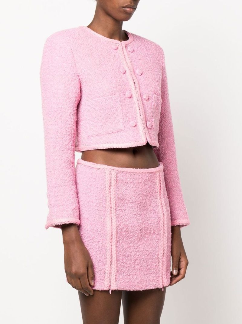 Pink Mie Cropped Jacket