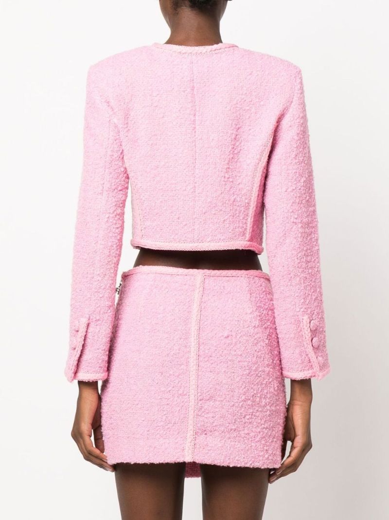 Pink Mie Cropped Jacket