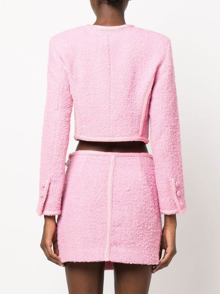Pink Mie Cropped Jacket