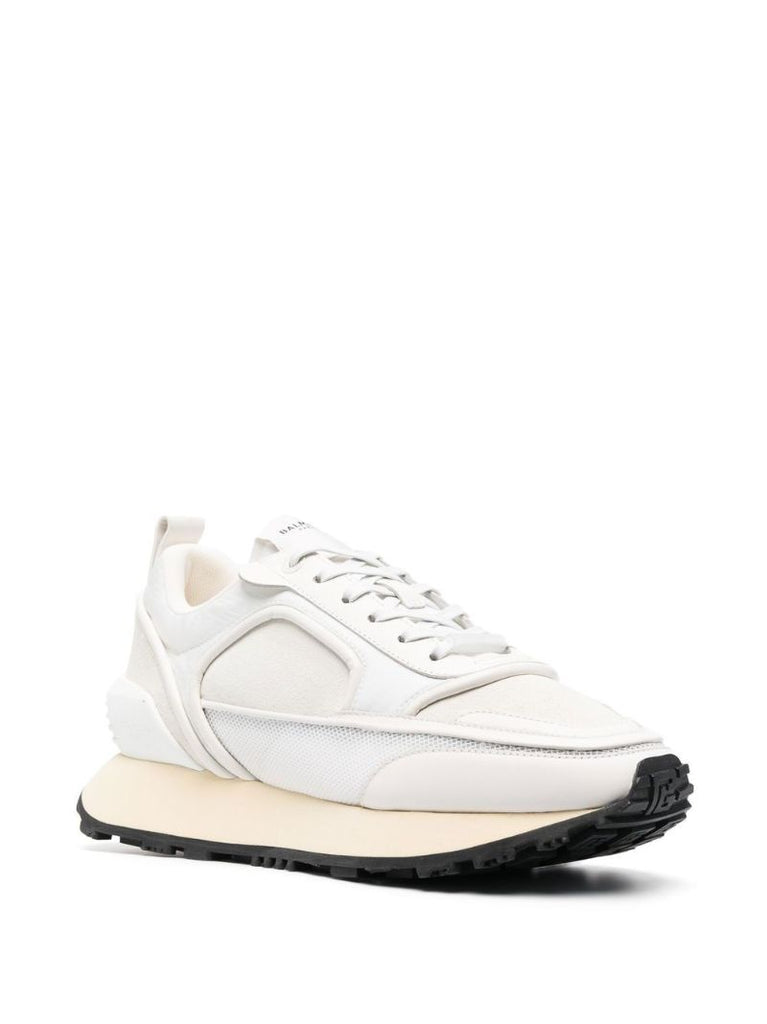 White Racer Low-top Sneakers
