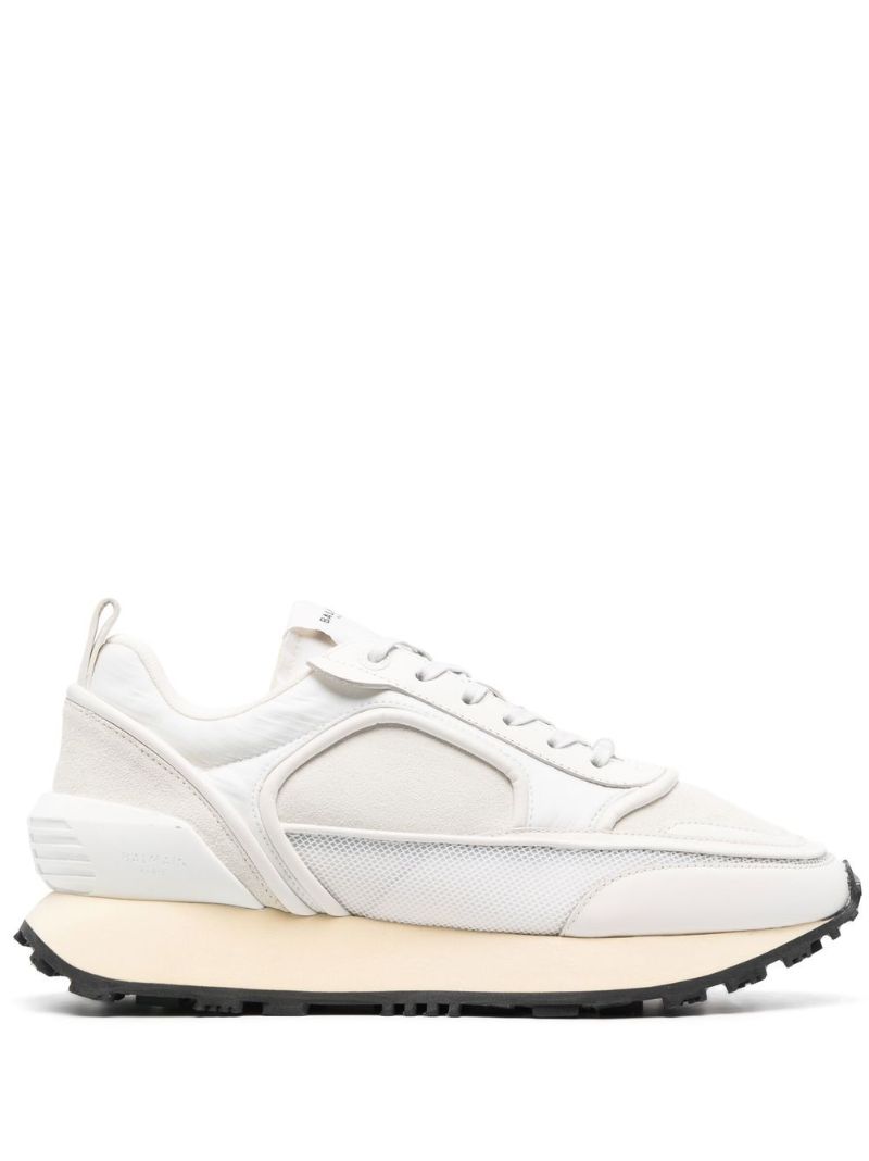 White Racer Low-top Sneakers
