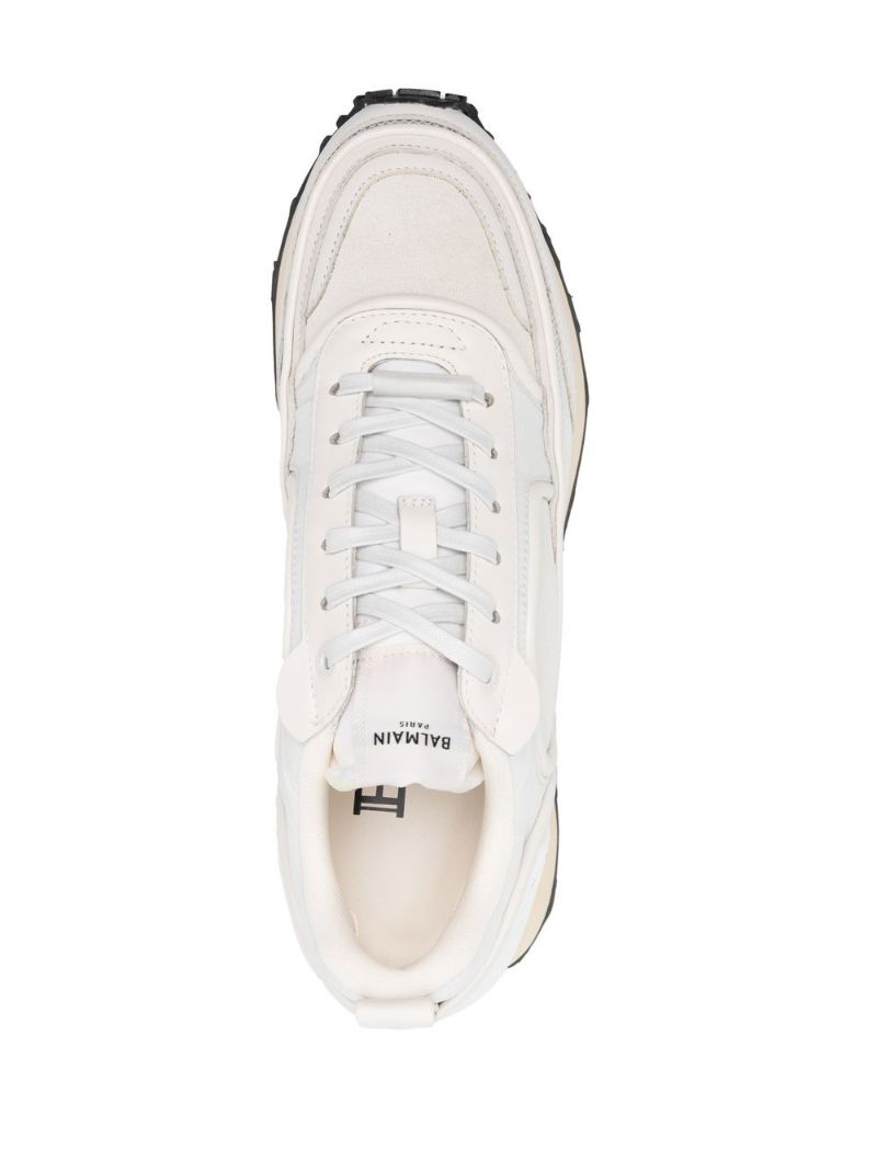White Racer Low-top Sneakers