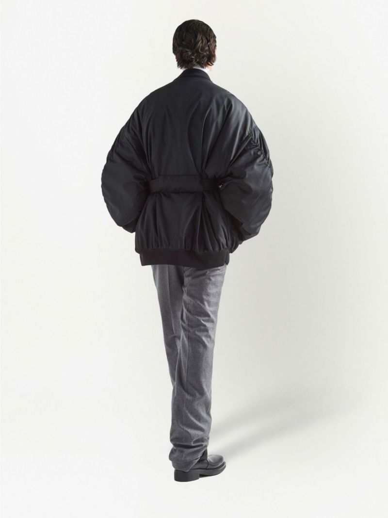 Black Belted Bomber Jacket