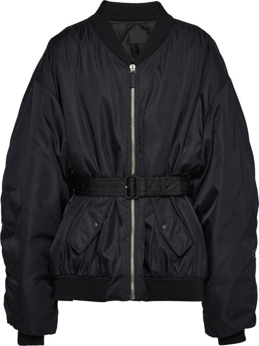 Black Belted Bomber Jacket