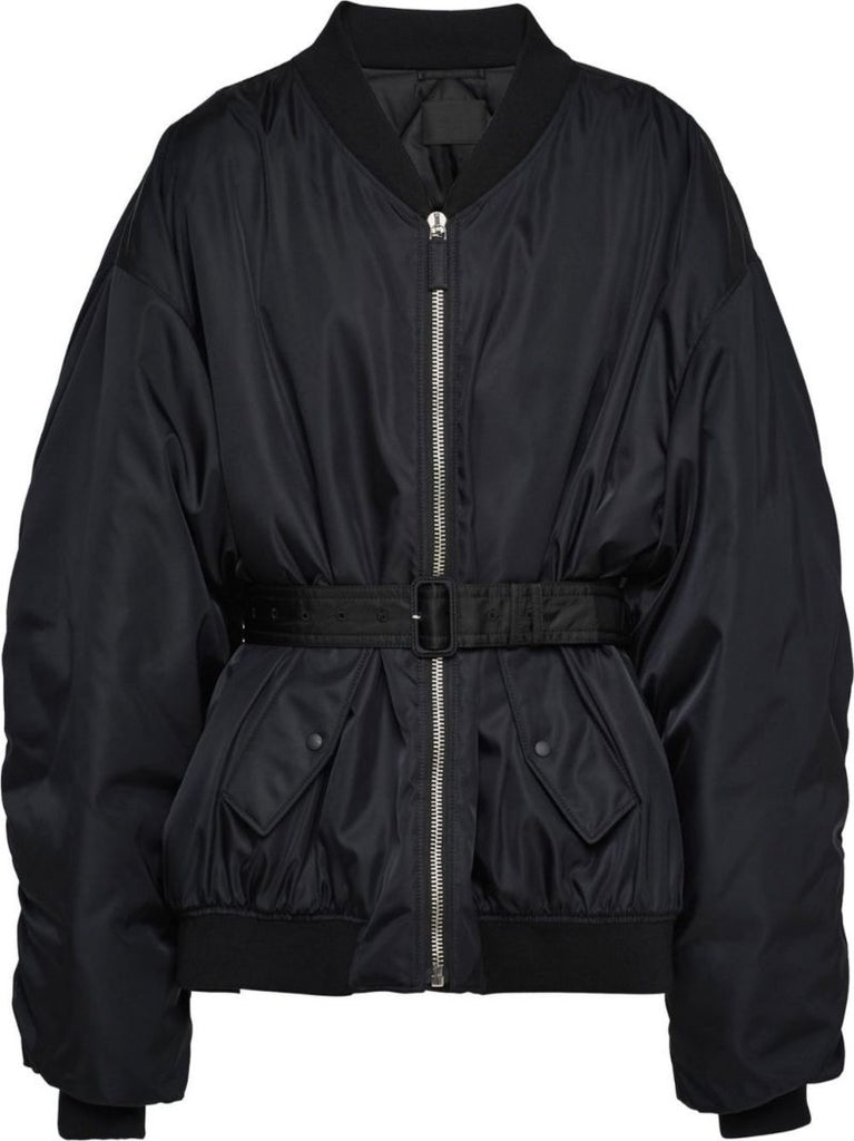 Black Belted Bomber Jacket