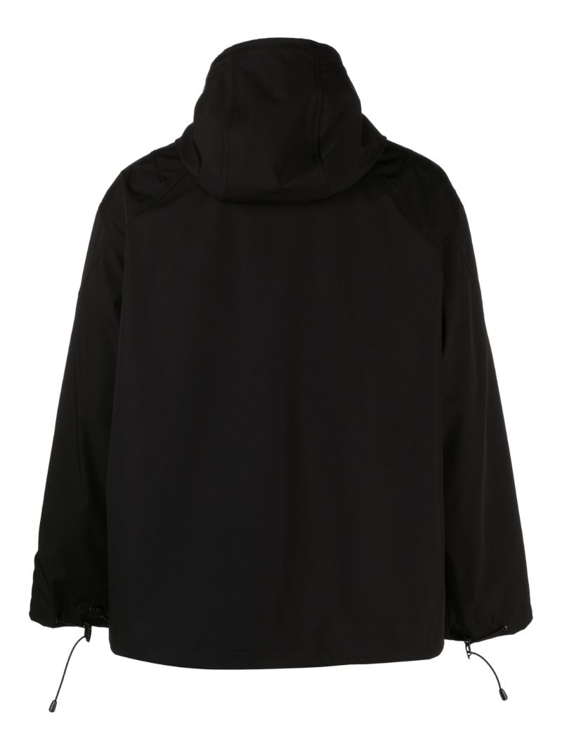 Black Paraspec Reversible Hooded Jacket