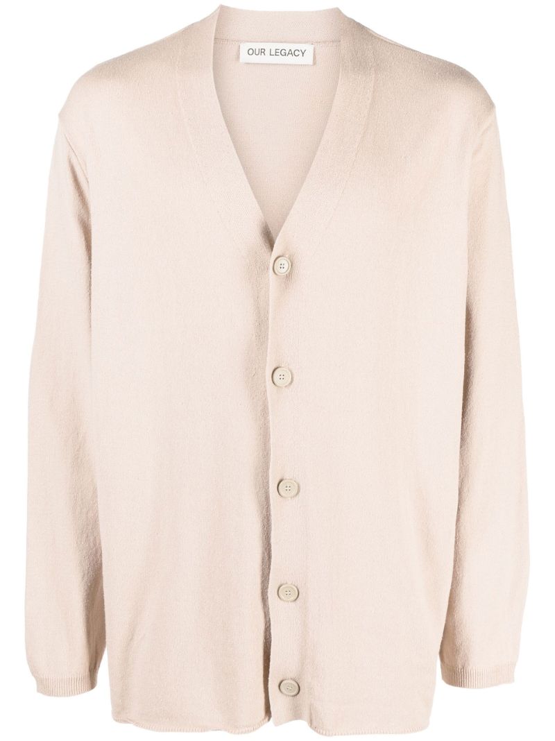 Neutral V-neck Cardigan