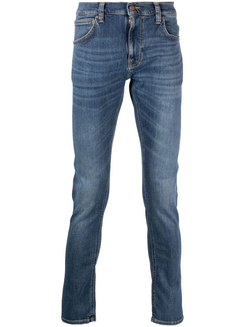 Blue Tight Terry Skinny Jeans