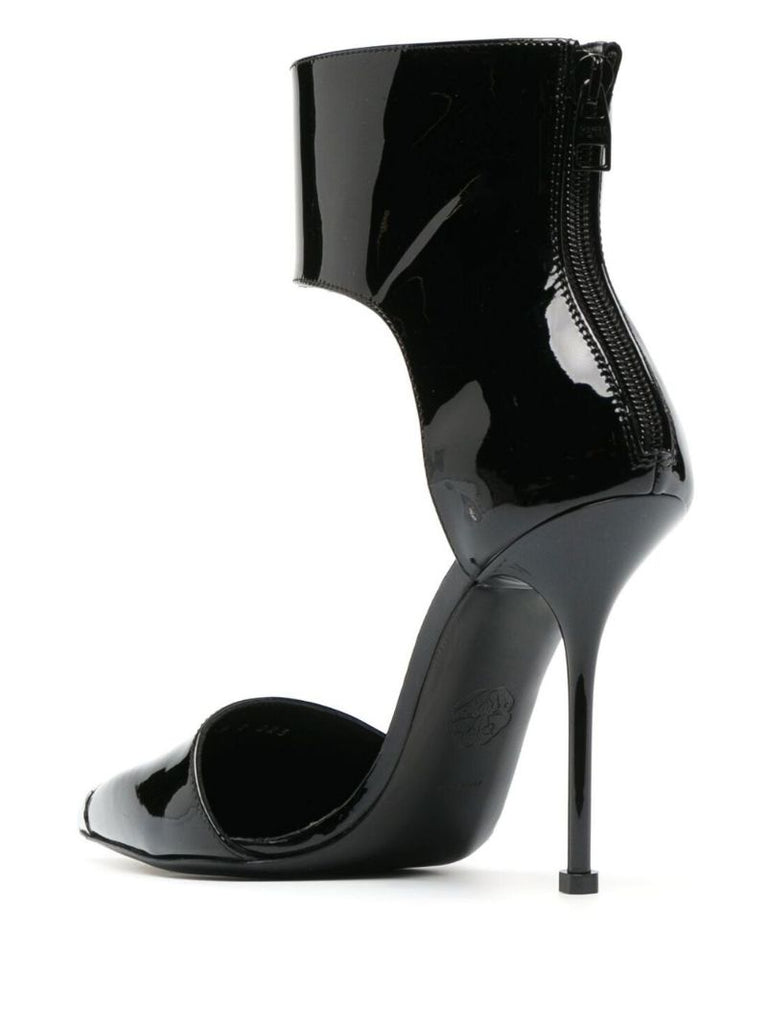 Black Punk Stiletto Pumps