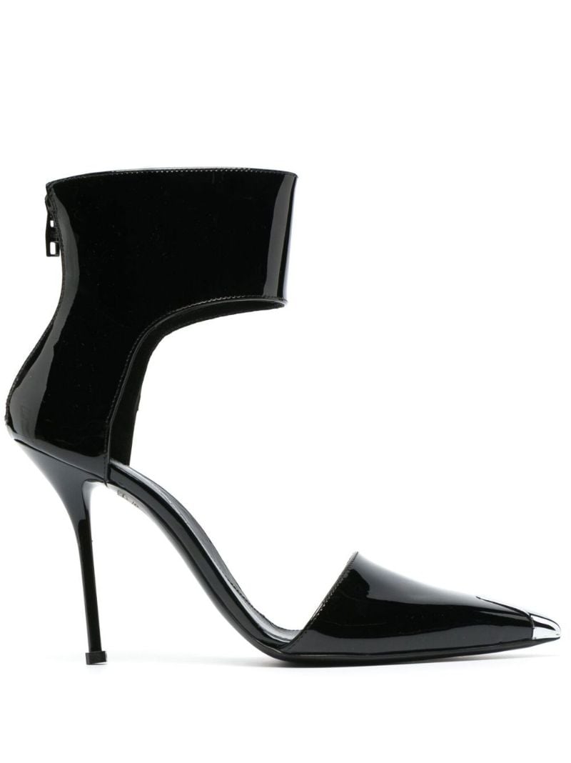 Black Punk Stiletto Pumps