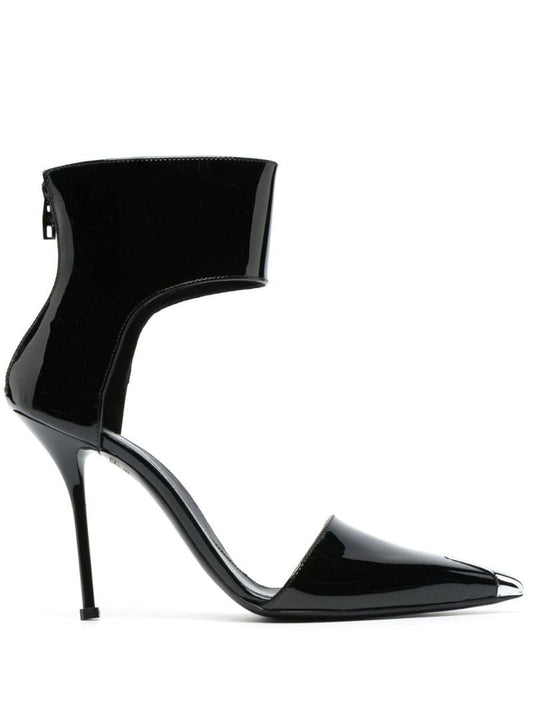 Black Punk Stiletto Pumps