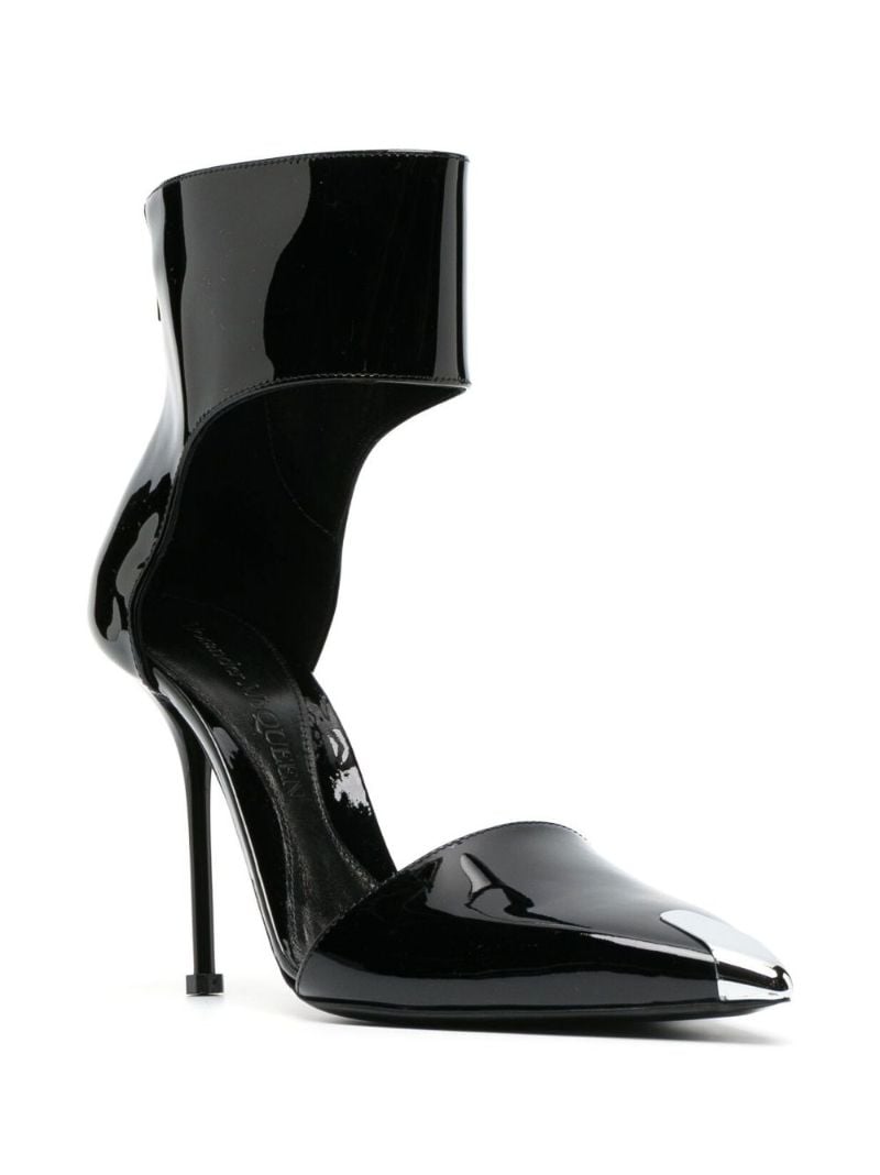 Black Punk Stiletto Pumps