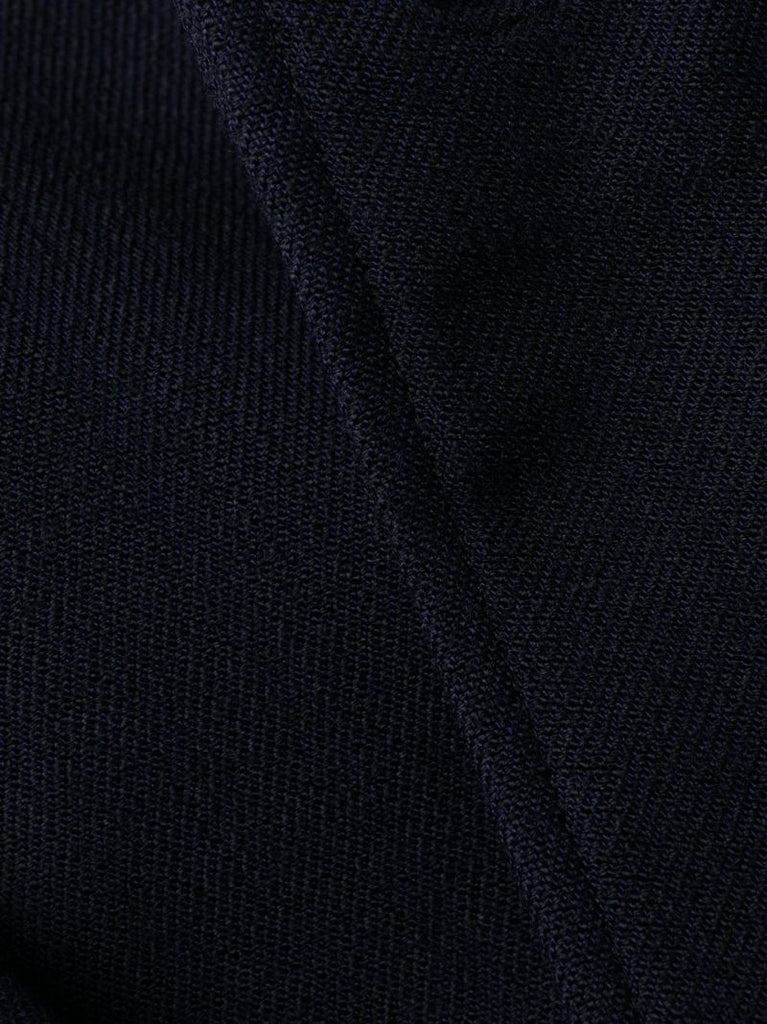 Blue Single-breasted Coat