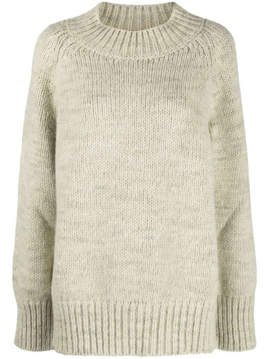Green Chunky Knit Sweater
