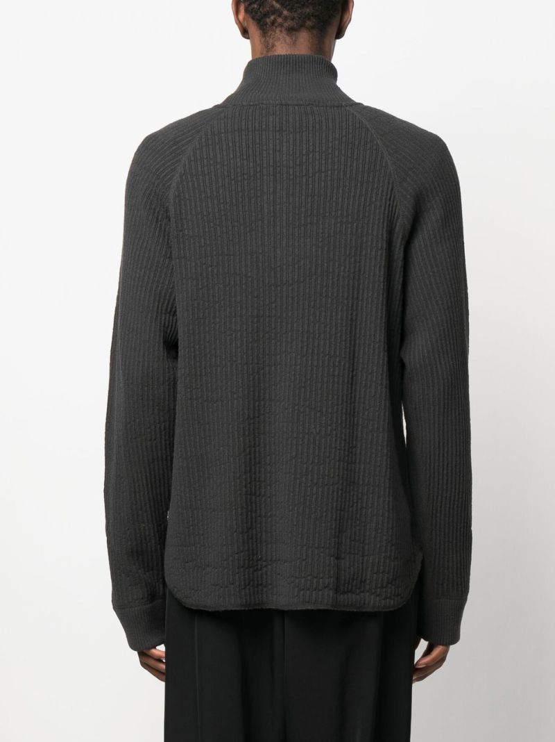 Grey Half Zip Sweater