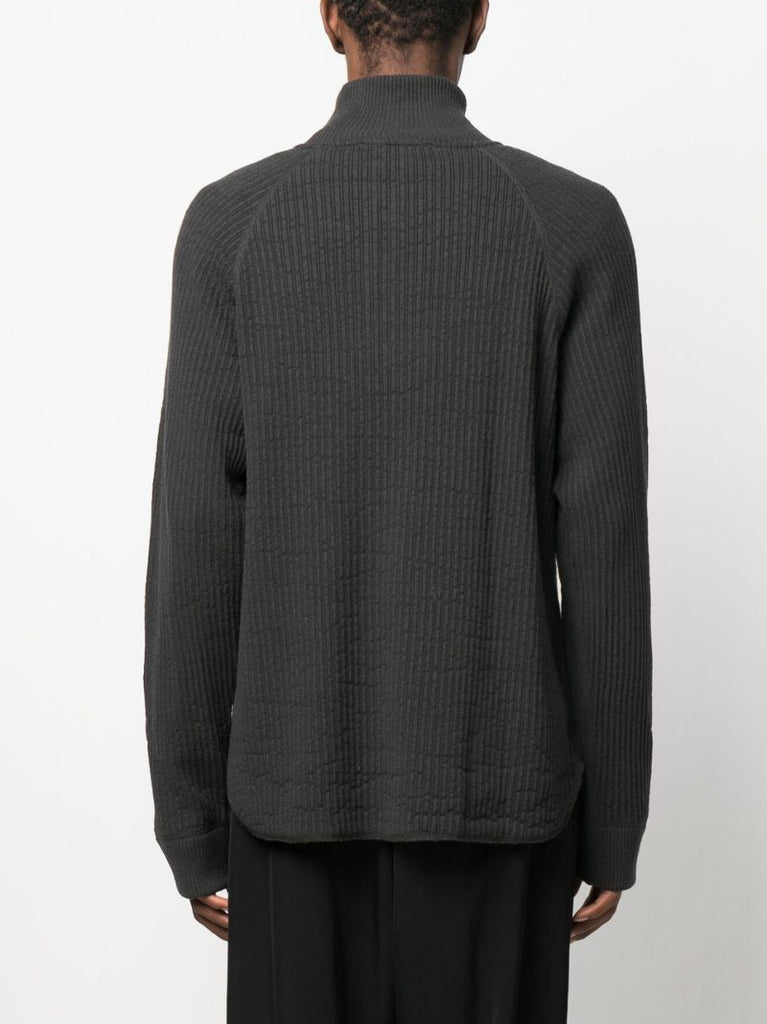 Grey Half Zip Sweater