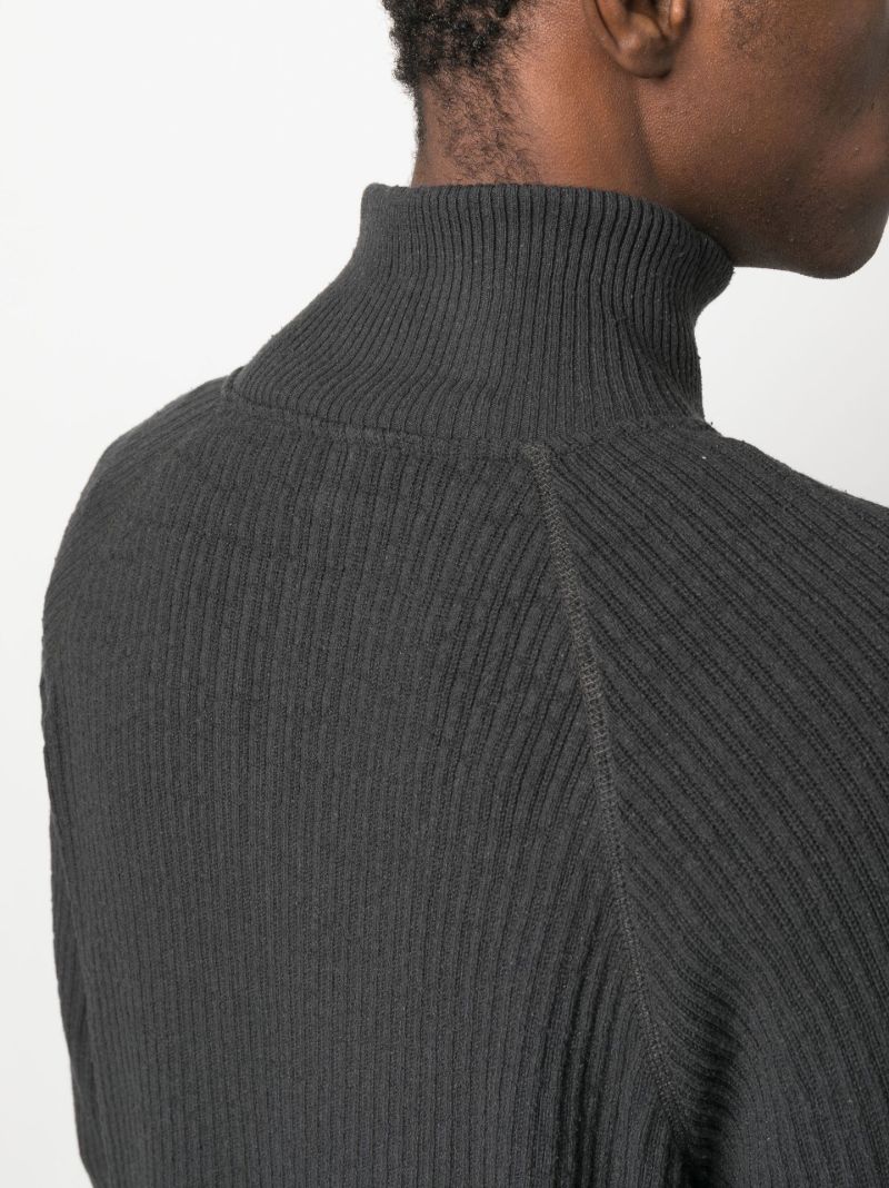Grey Half Zip Sweater