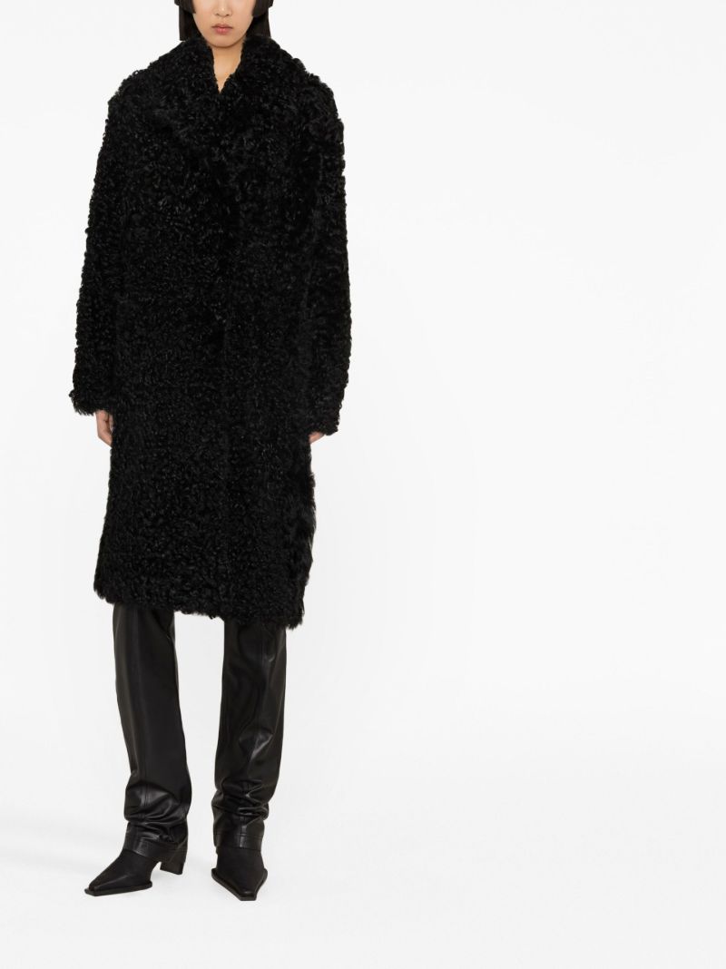 Black Alara Shearling Coat