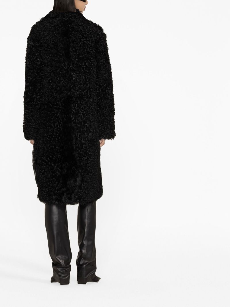 Black Alara Shearling Coat