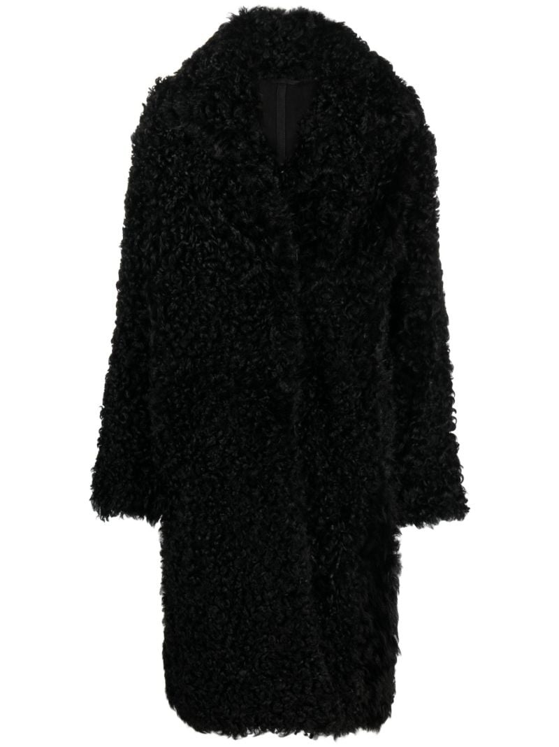 Black Alara Shearling Coat