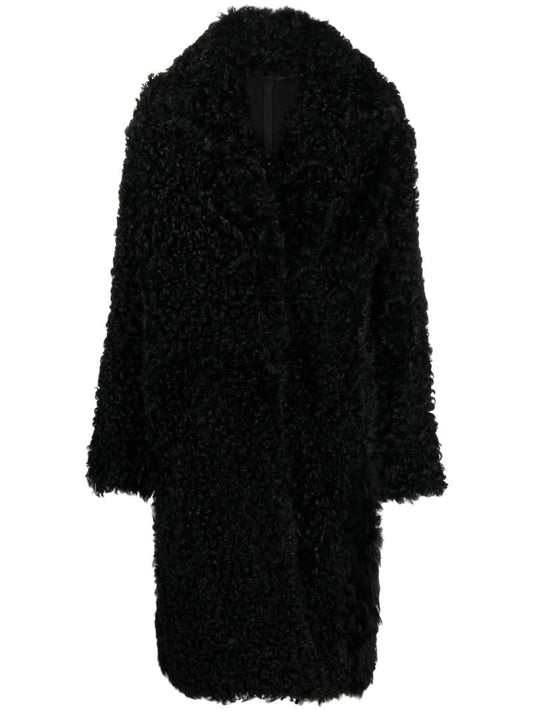 Black Alara Shearling Coat