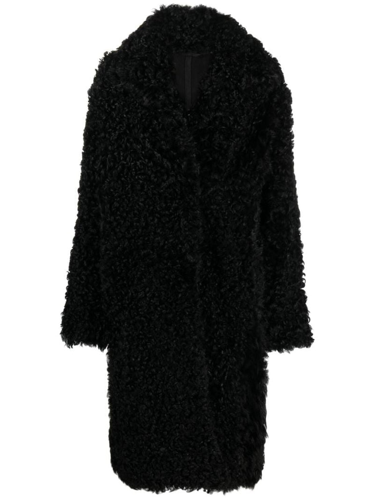 Black Alara Shearling Coat