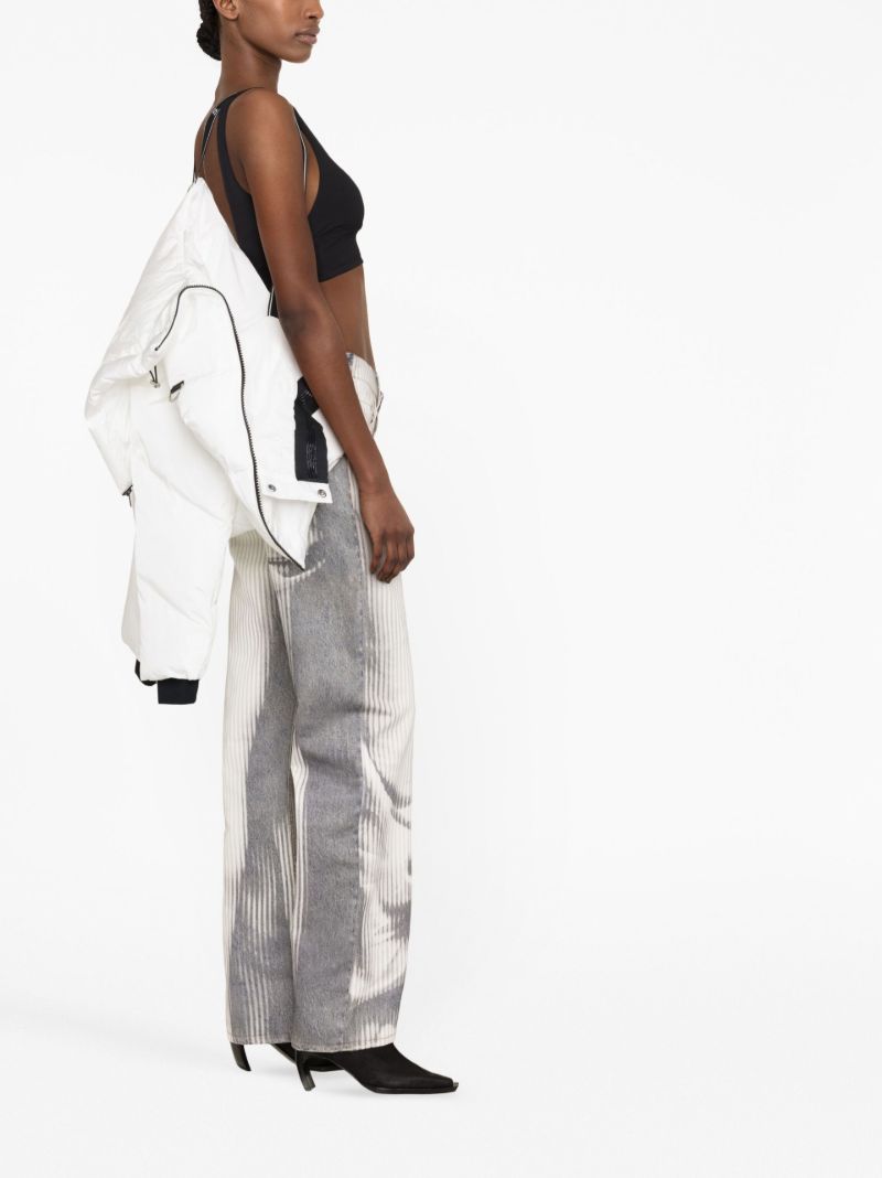 White Leila Hooded Puffer Jacket