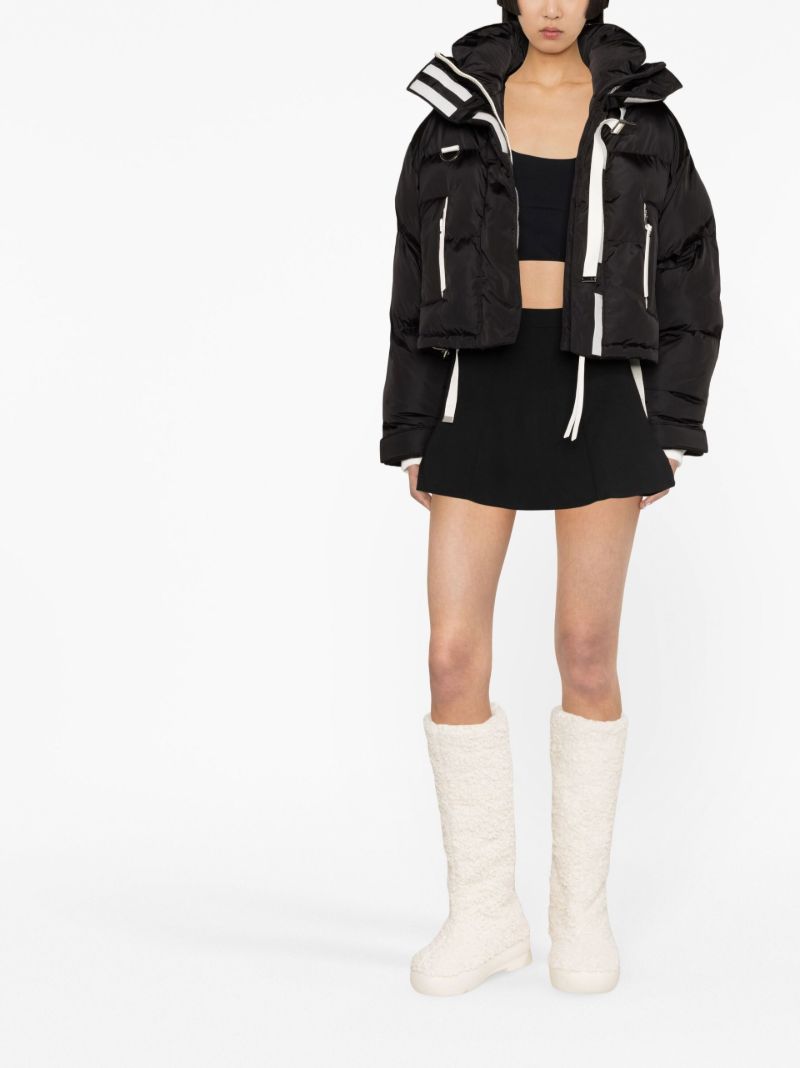 Black Willow Short Puffer Jacket