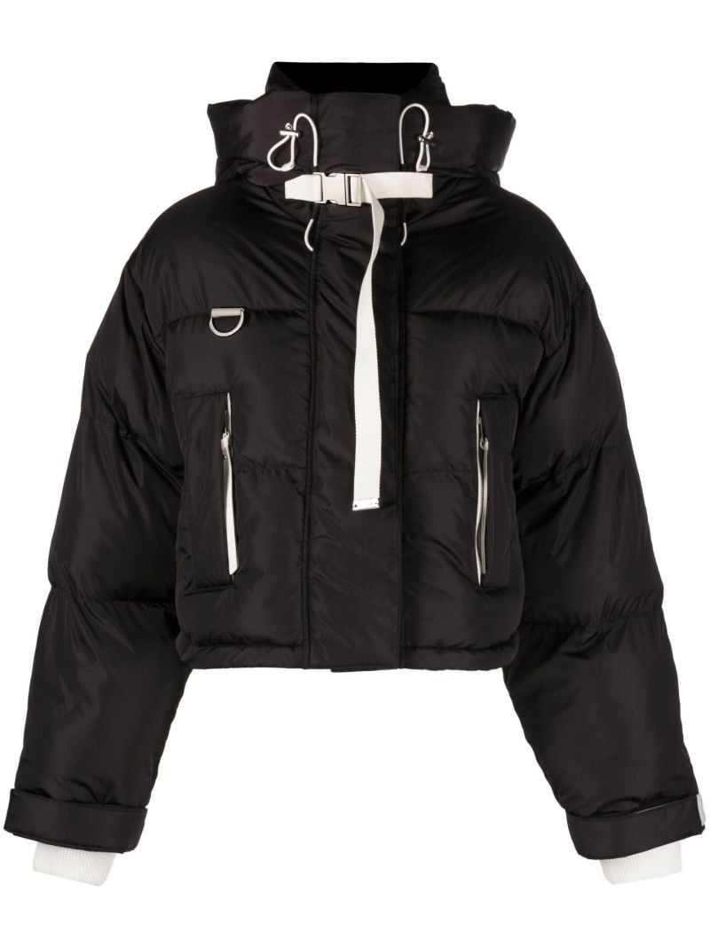 Black Willow Short Puffer Jacket