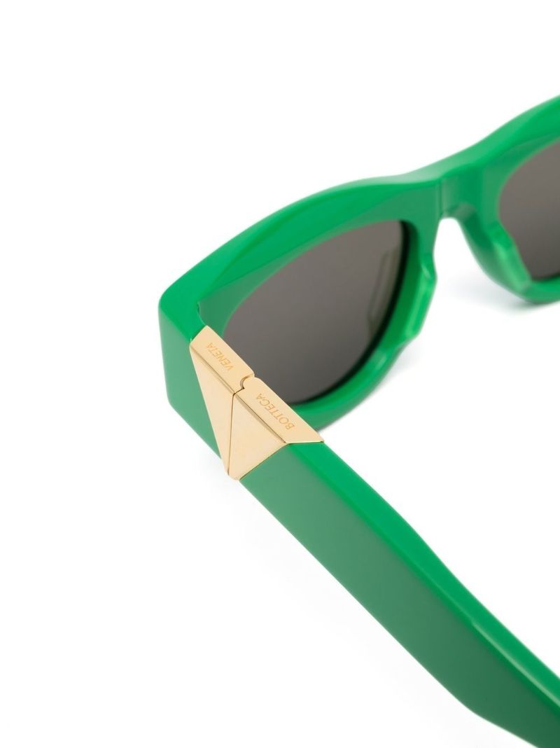 Green Angle Cat-eye Sunglasses