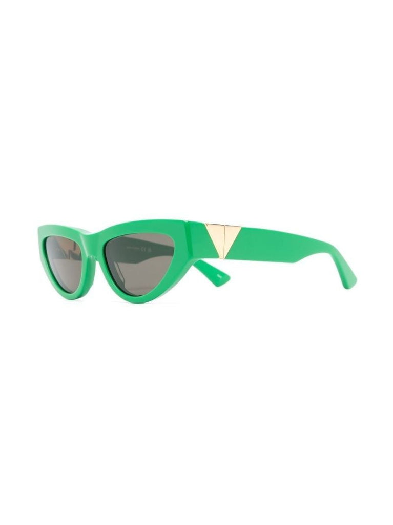Green Angle Cat-eye Sunglasses