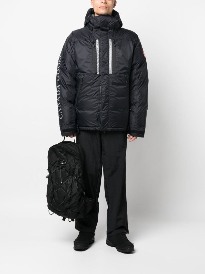 Black Skreslet Hooded Parka Coat