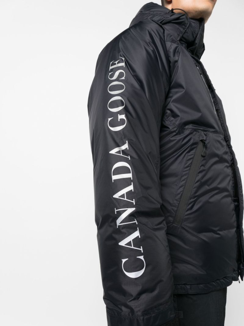 Black Skreslet Hooded Parka Coat