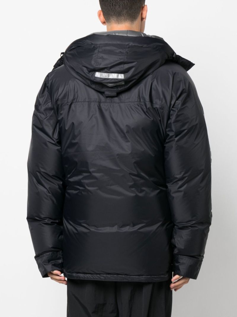Black Skreslet Hooded Parka Coat