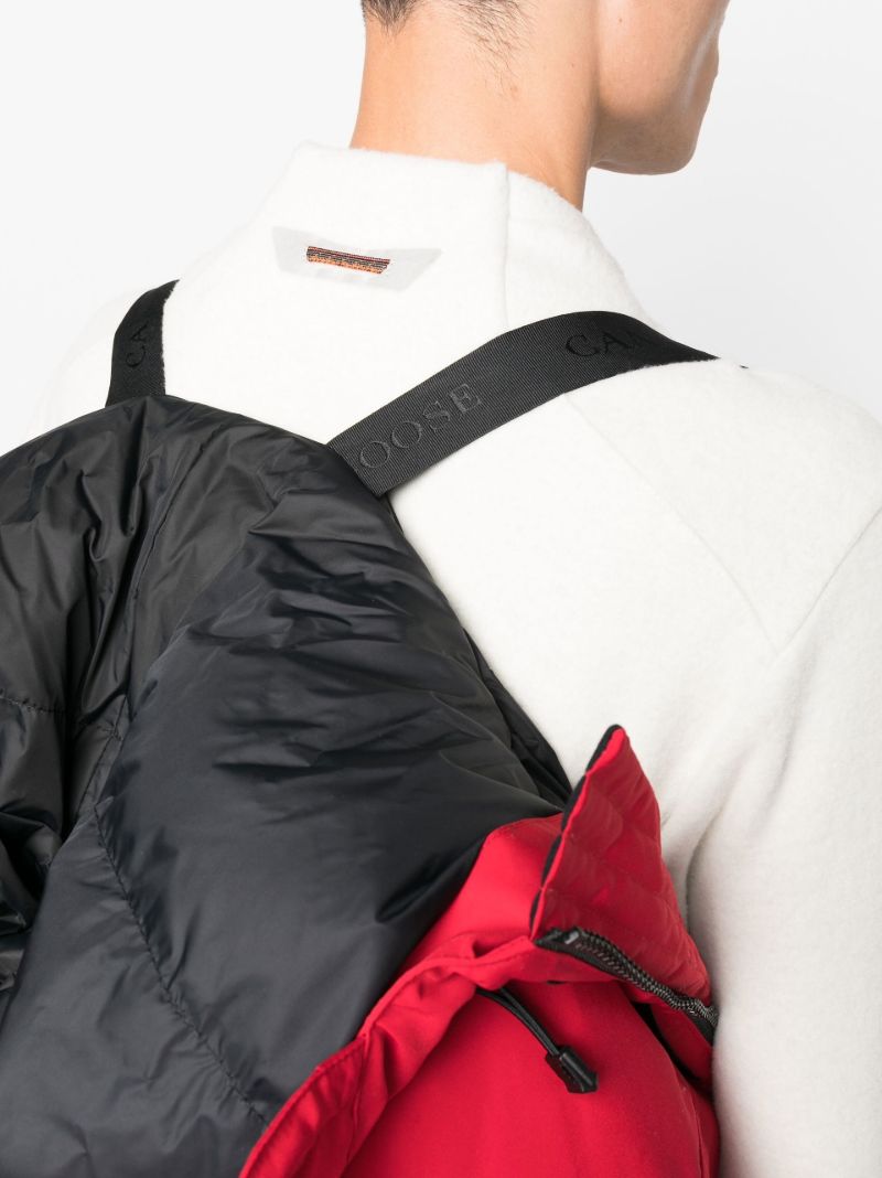 Red Expedition Hooded Parka Coat